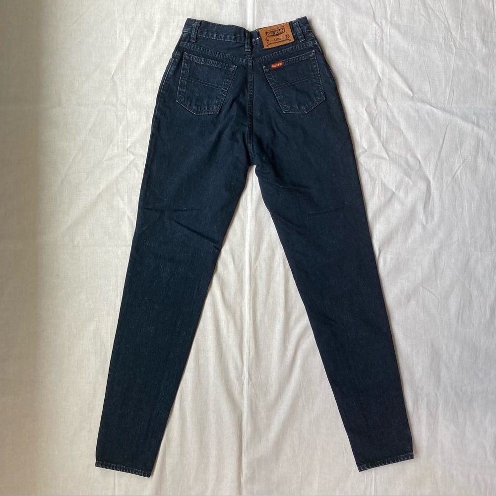 90s BIG JOHN Japanese High Waist Relaxed Tapered Jeans | Size 5/6 (28x32)